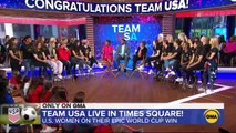 Megan Rapinoe and Alex Morgan talk World Cup victory