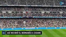 Así recibió el Bernabéu a Zidane