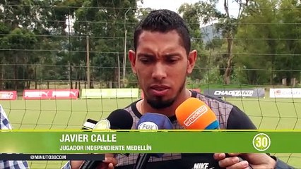 11-09-18 Javier Calle tiene el firme objetivo de contribuir en el ataque del Medellin