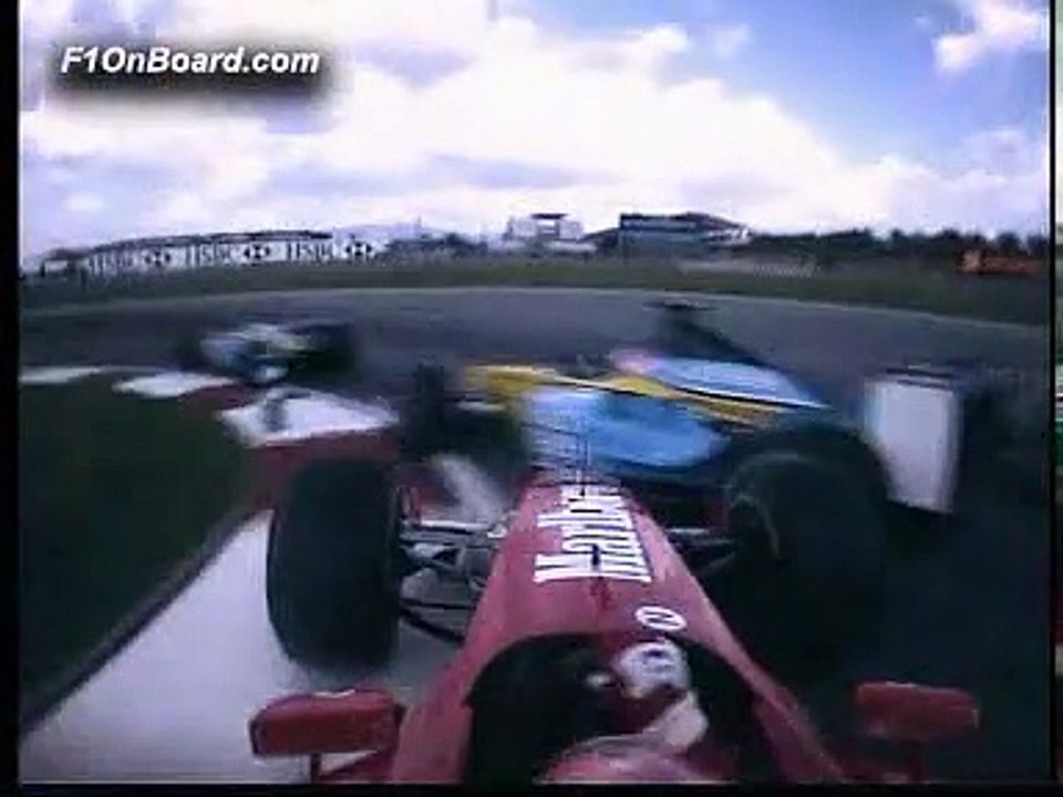 F1 2003 Malaysia Start First Lap Onboard Schumacher