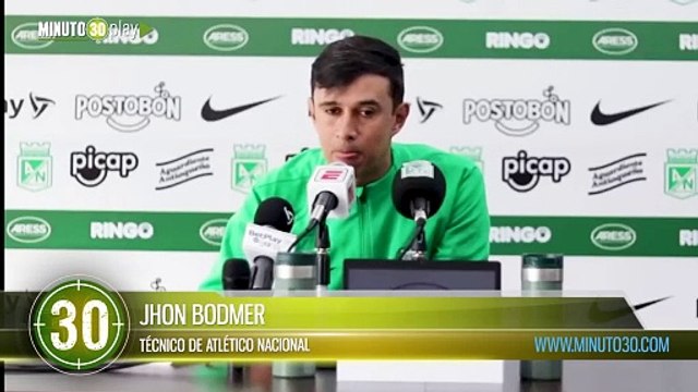 Tenemos la convicción de que vamos a remontar Jhon Bodmer