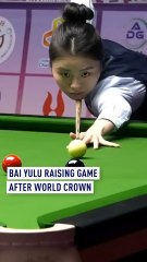 World snooker champion Bai Yulu on making pro circuit