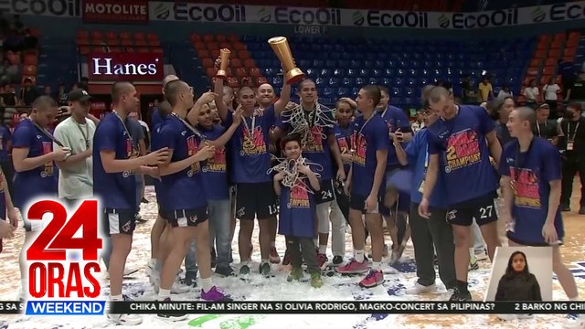 Letran Squires, kampeon sa NCAA Season 99 Junior Men's Basketball Finals kontra Perpetual Dalta Junior Altas | 24 Oras Weekend