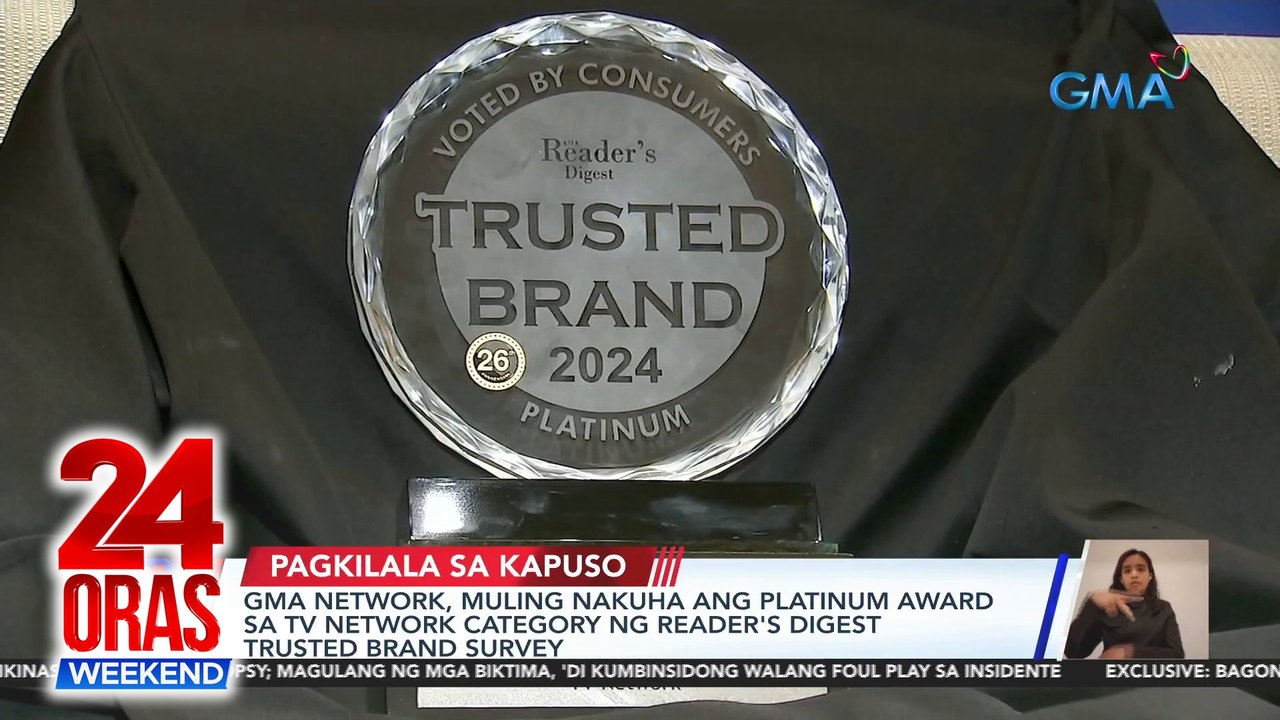 GMA Network, muling nakuha ang Platinum Award s...