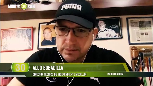 Aldo Bobadilla les envió varios mensajes a los hinchas de Independiente Medellín