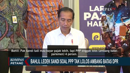 Tải video: Ledek Sandi soal PPP Tak Lolos ke DPR, Bahlil: Canda Saja sebagai Abang-Adik di HIPMI