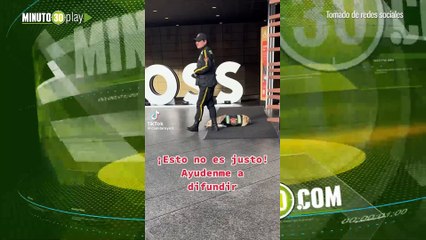 Denuncia vigilante de centro comercial que arrastra perrito en Bogotá