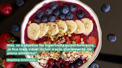 Açaí é recomendado no pré ou pós treino? Entenda