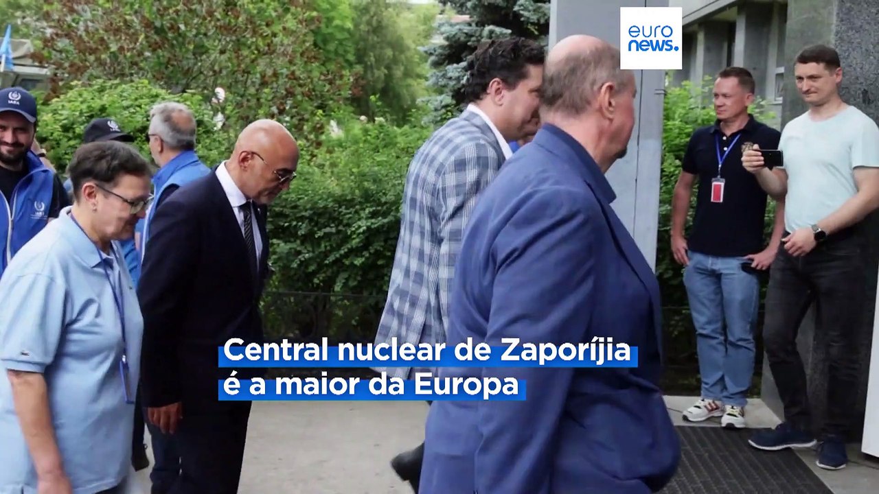 Chefe da Agência Nuclear das Nações Unidas de visita a central de Zaporíjia