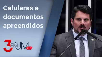 Agentes da PF finalizam buscas em gabinete de Marcos do Val