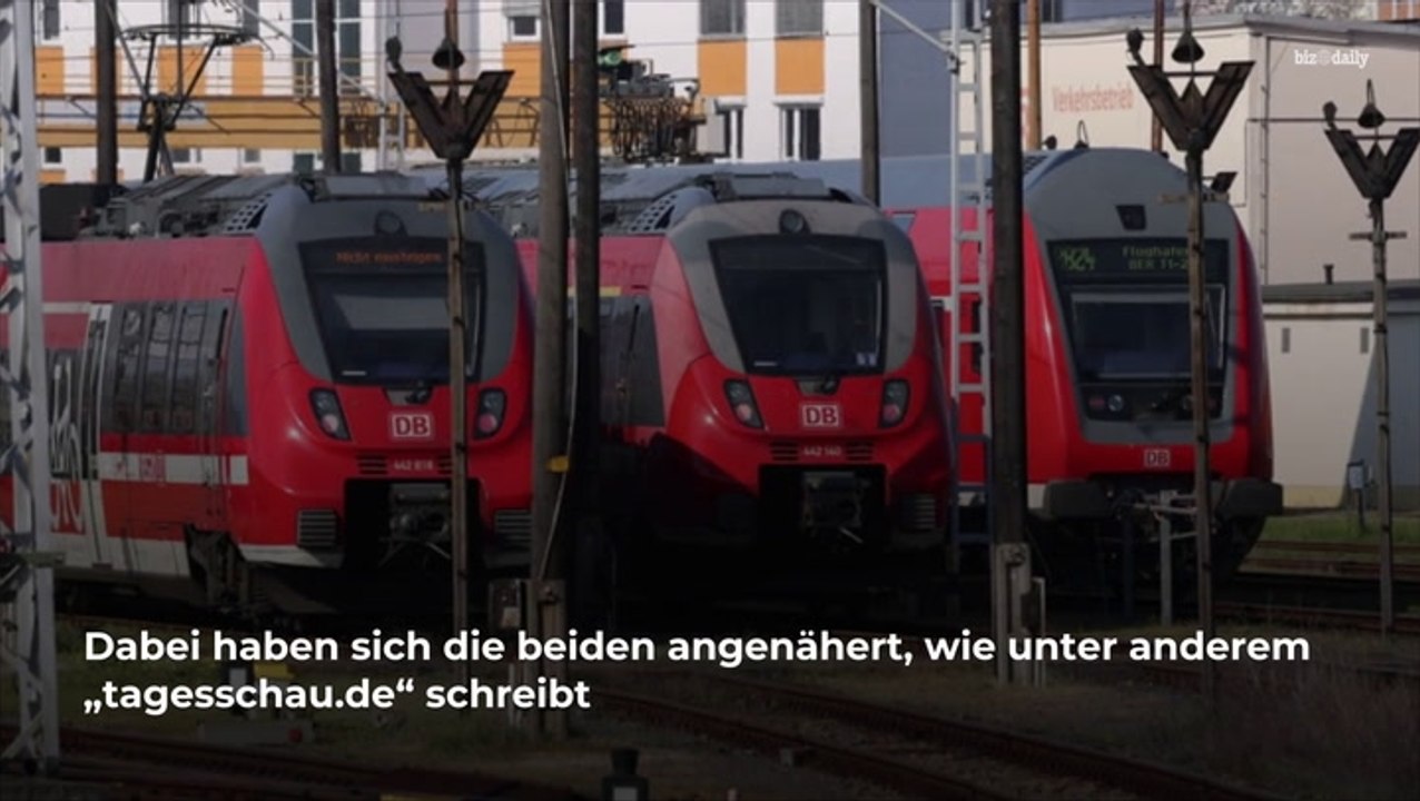 Neue Verhandlungsrunde: Bahn und Gewerkschaft nähern sich an