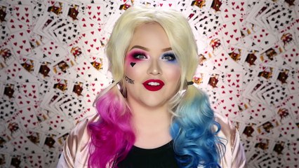 Suicide Squad HARLEY QUINN Glam Makeup Tutorial