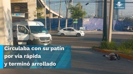 Atropellan a joven que se trasladaba en un patín eléctrico en vías primarias