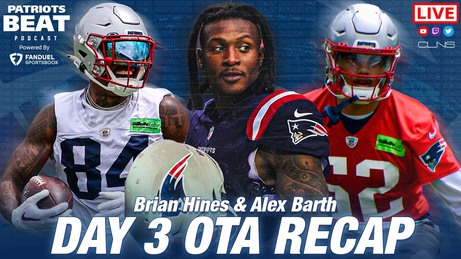 LIVE Patriots Beat: OTA Day 2 Recap w/ Brian Hines from Pats Pulpit 