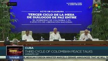 FTS 09-06 20:30 Colombian govt. and ELN close third cycle of peace dialogues