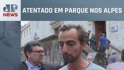Homem fica conhecido como “herói da mochila” na França