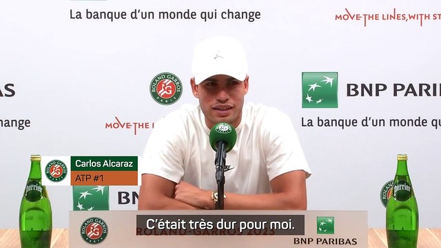 Roland-Garros - Carlos Alcaraz : J'étais très nerveux