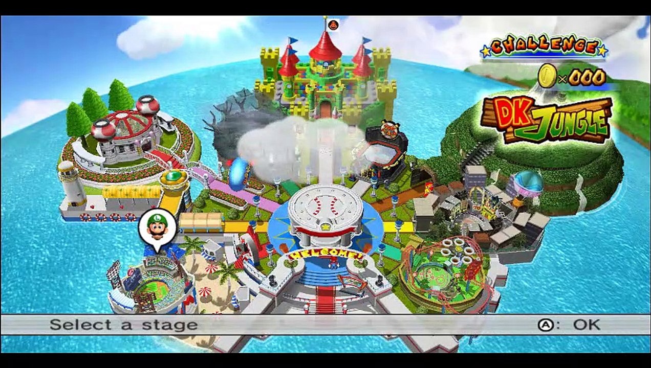 Mario Super Sluggers online multiplayer - wii