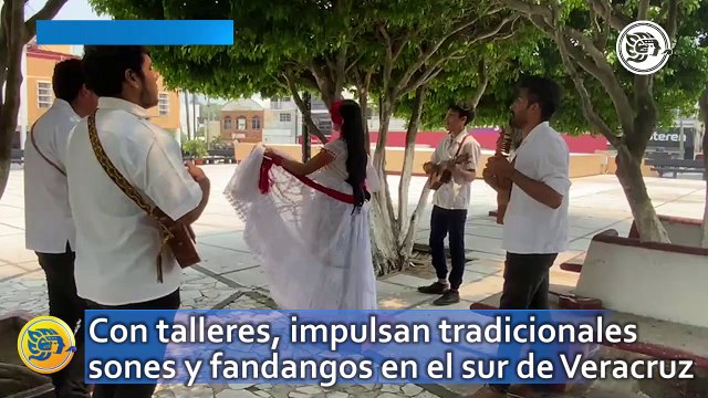 Con talleres, impulsan tradicionales sones y fandangos en el sur de Veracruz