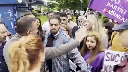 Protesto yürüyüşünde polisten ''yanlışlıkla'' gözaltı