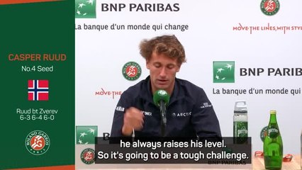 Ruud knows only his best is good enough to upset Djokovic