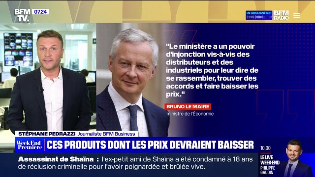 Inflation: les moyens d'actions dont dispose Bercy sur les industriels pour faire baisser les prix