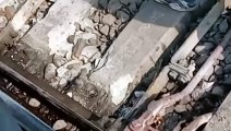 derailed wagon