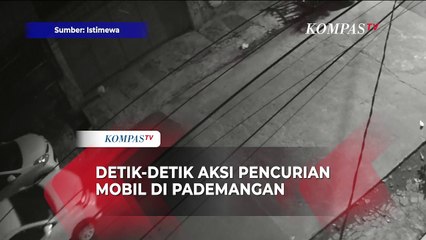 Скачать видео: CCTV Detik-detik Aksi Pencurian Mobil di Pademangan, Sempat Oprek Kolong Mobil