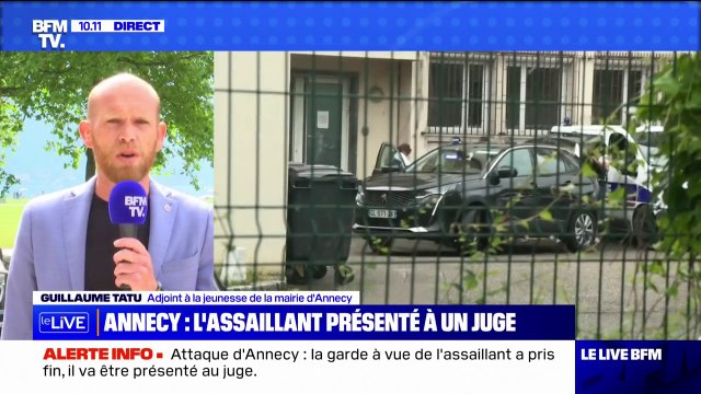 Attaque au couteau à Annecy: C'est une forme d'innocence qui a été touchée , réagit Guillaume Tatu, adjoint à la jeunesse de la mairie d'Annecy