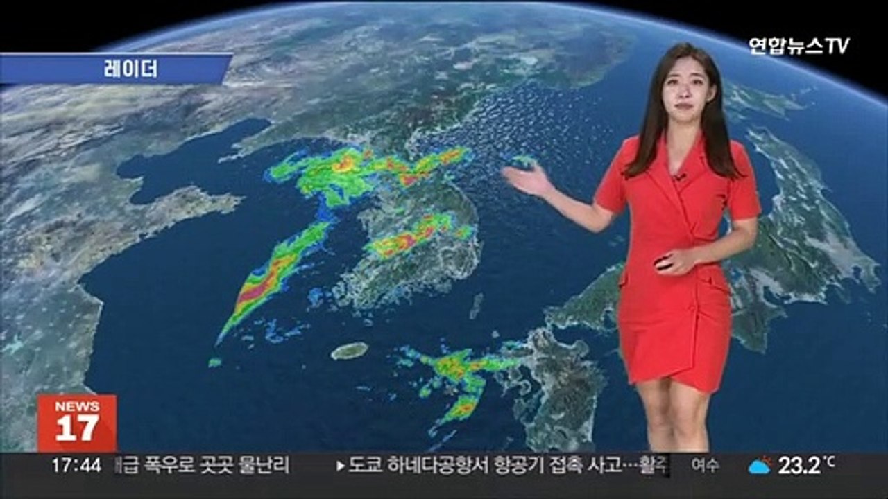 [날씨] 내일 아침까지 강한 비 주의…중북부 호우특보