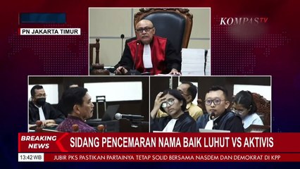 Télécharger la video: [Full] Debat Panas Luhut & Kuasa Hukum Haris Azhar-Fatia di Sidang Kasus Pencemaran Nama Baik