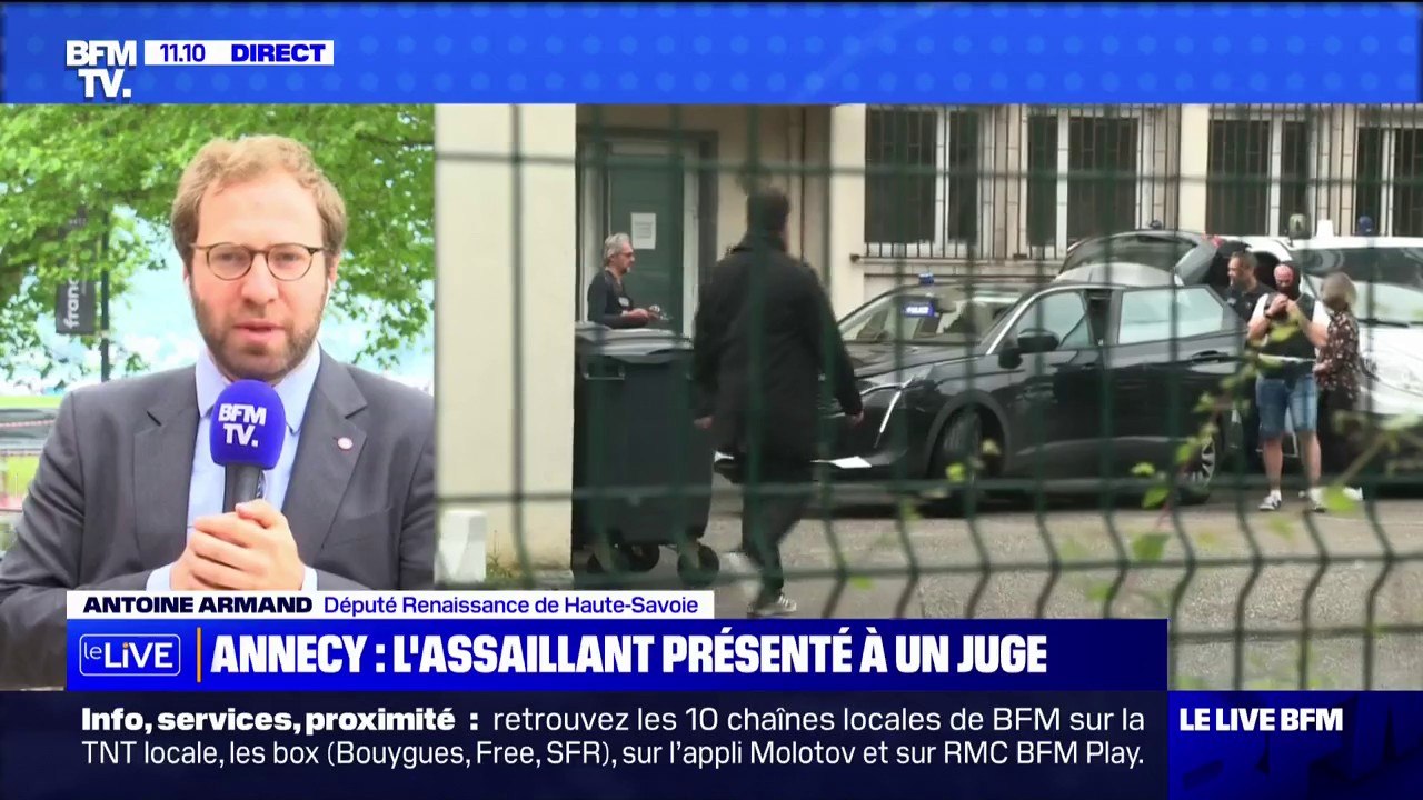 Attaque au couteau à Annecy: "Nous avons cruellement besoin d'explications", affirme Antoine Armand, député de Haute-Savoie