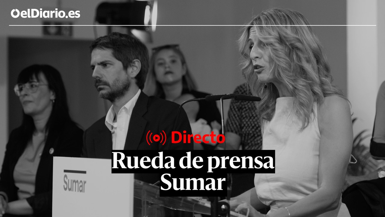 Rueda de prensa de Sumar