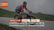 Campenaerts leading on his own / Campenaerts seul en tête - Étape 7 / Stage 7 - #Dauphiné 2023
