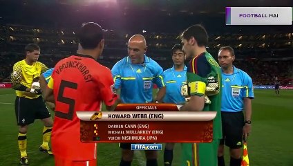 World Cup 2010 Final. Spain vs Netherlands (English Commentary)