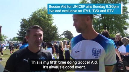 'Neville will be in goal!' - England stars fear Bolt's pace at Soccer Aid