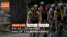 Fin de l'échappée / End of the breakaway - Étape 7 / Stage 7 - #Dauphiné 2023