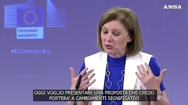 Trasparenza, Jourova: Norme comuni per la condotta etica interistituzionale per tutti i politici e funzionari Ue