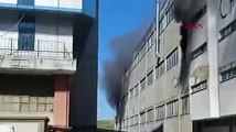 İkitelli Organize Sanayi Bölgesi'nde korkutan yangın