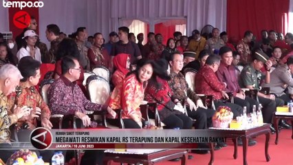 Megawati Soekarnoputri Resmikan Kapal Rumah Sakit Terapung