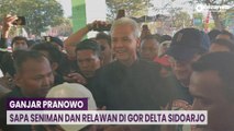 Ganjar Pranowo Sapa Seniman dan Relawan di GOR Delta Sidoarjo