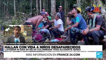 Informe desde Bogotá: niños desaparecidos en selva colombiana son hallados con vida