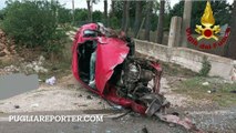 Puglia: bambino ferito e uomo morto per un incidente avvenuto in provincia di Brindisi - video