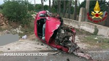 Puglia: injured child and dead man in an accident in the province of Brindisi - video