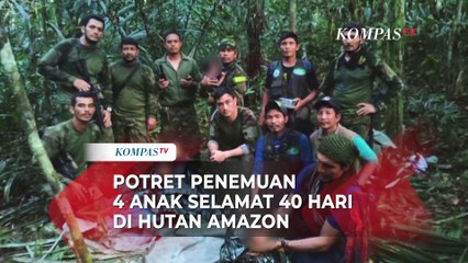 Potret 4 Anak Ditemukan Selamat 40 Hari Usai Kecelakaan Pesawat di Kolombia