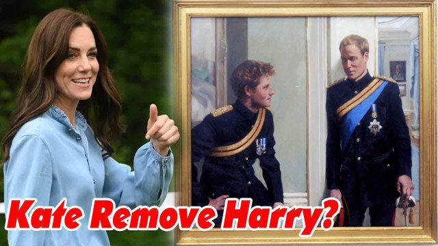Kate remove Harry William's portrait from London's National Portrait Gallery Here's the truth
