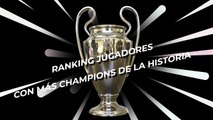 RANKING FUTBOLISTAS CON MÁS CHAMPIONS | AS