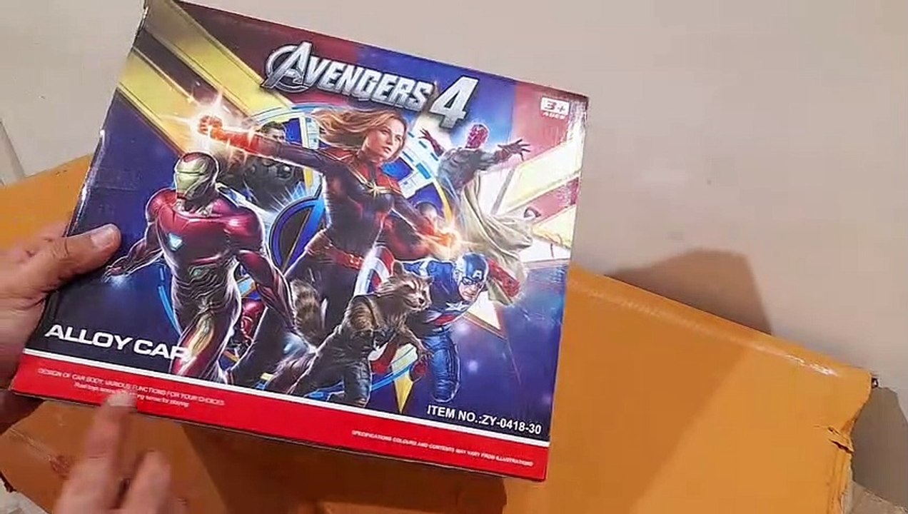 Unboxing and Review of Exclusive Die-Cast Metal Alloy Avenger Cars Collection of Toy Vehicles