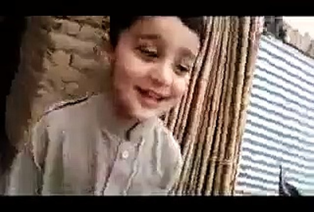 Funny Afghan Kid Video 2015   Pashto new clip of very funny little boy