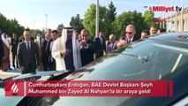 Cumhurbaşkanı Erdoğan BAE Devlet Başkanı Şeyh Muhammed bin Zayed Al Nahyan’la bir araya geldi